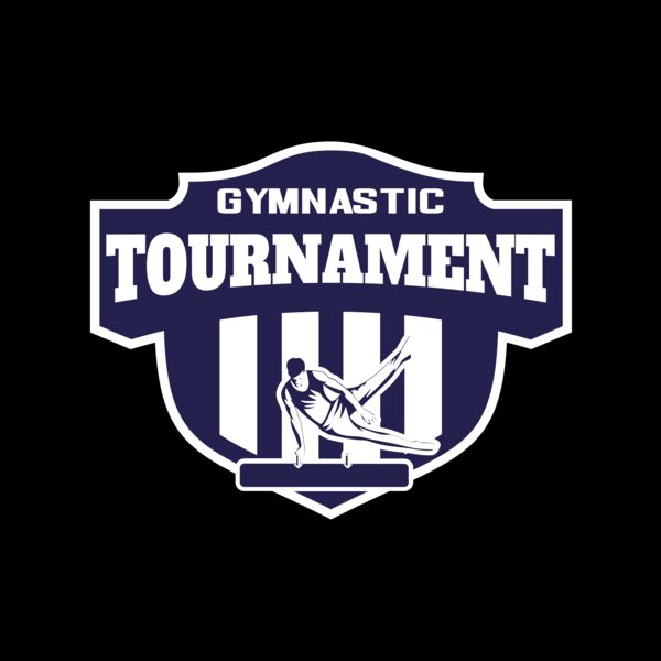Gymnastic Tournament logo template Thumbnail